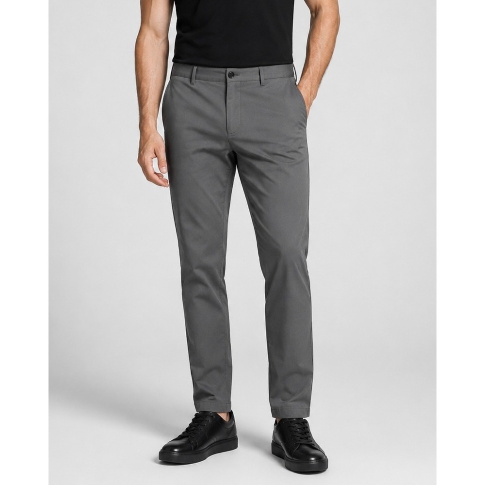 Theory Mens Zaine SW Neoteric Slim Fit Chino Pants Charcoal Grey 36 F0877210